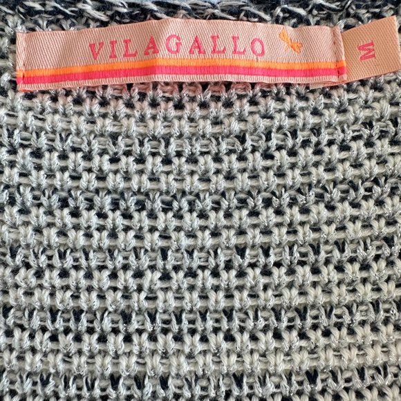 Cotton/Wool Striped Cardi with Tassel Trim - Picture 7 of 8